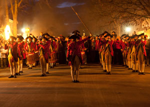 Illumination of the Taverns Parade, Colonial Williamsburg